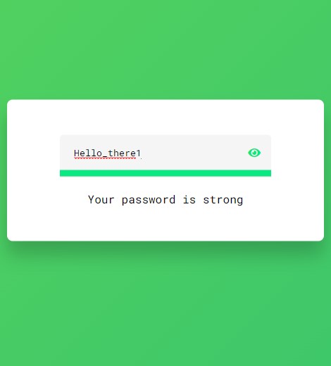 password strength